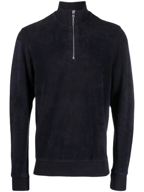 Orlebar Brown half-zip cotton sweater