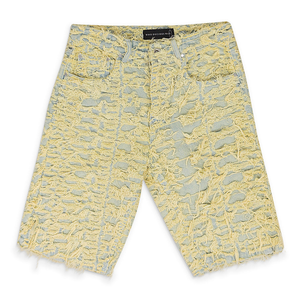 GOLD HUSK DENIM SHORTS