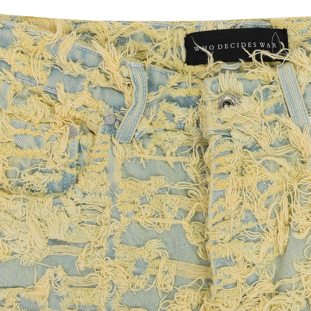 GOLD HUSK DENIM SHORTS
