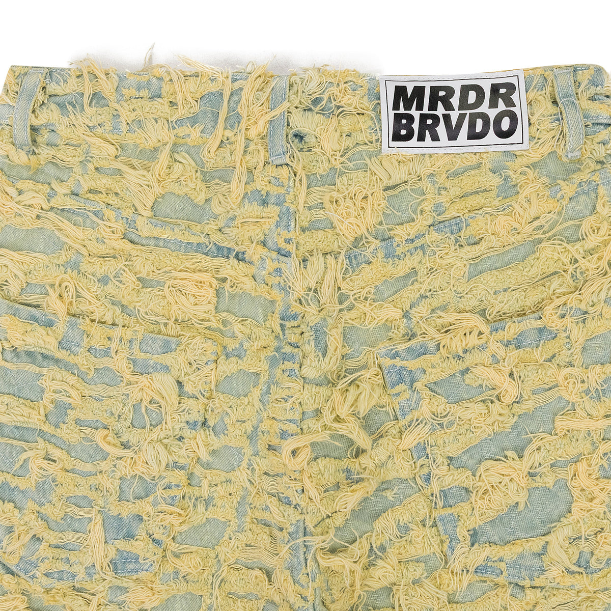 GOLD HUSK DENIM SHORTS