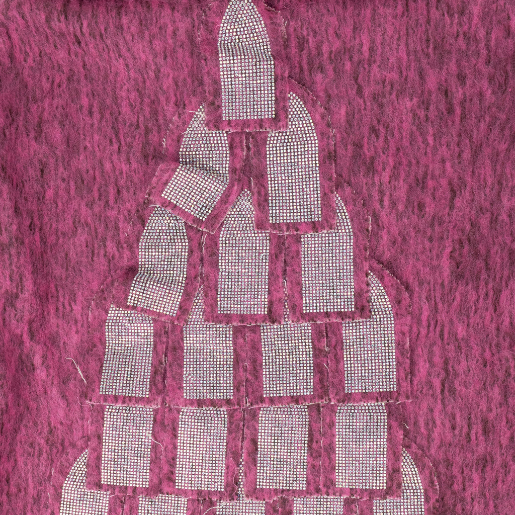 RED PYRAMID HOODED SWEATSHIRT