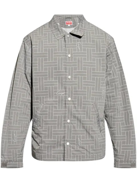 Kenzo Weave shirt jacket