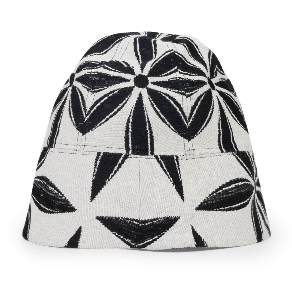 Ivory Jacquard Bucket Hat