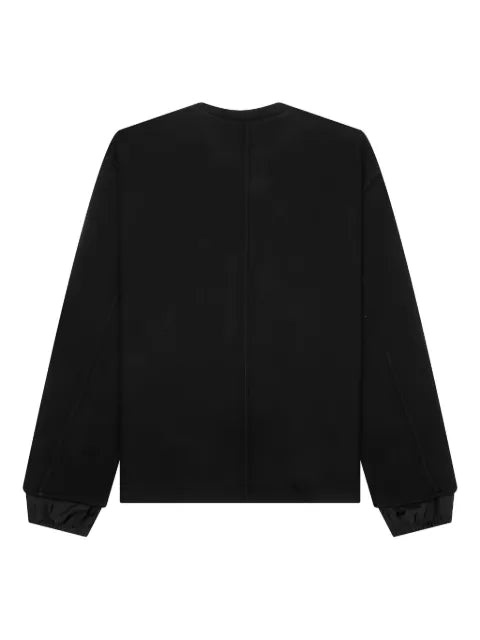Jil Sander lined cuff sweatshirt