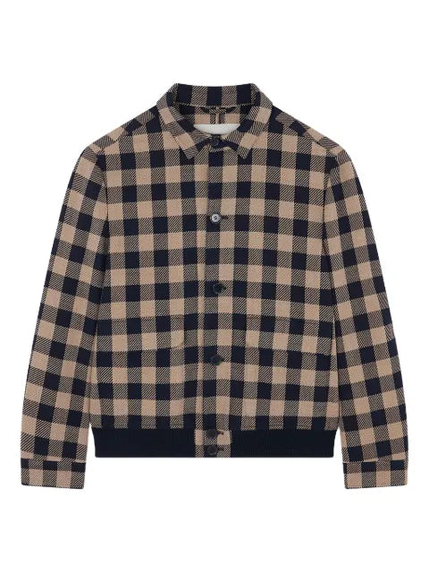 Paul & Shark check-pattern blouson