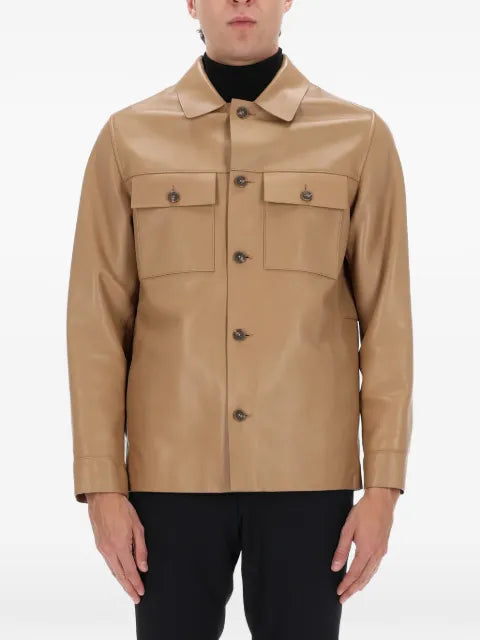 BOSS buttoned pocket shirt jacket