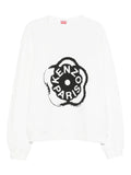Kenzo floral-logo print sweatshirt