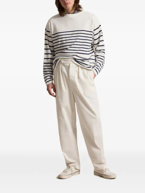 Polo Ralph Lauren striped-pattern boat-neck sweater