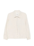 SANDRO zip-up wing-collar jacket