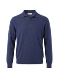 Brunello Cucinelli long-sleeve cashmere polo-collar sweater
