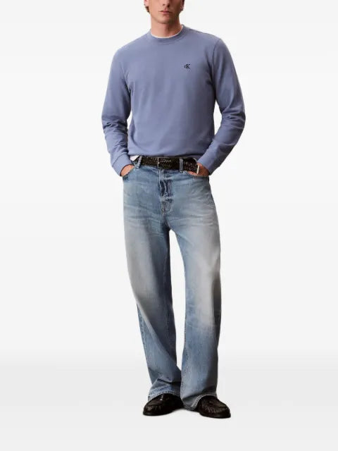 Calvin Klein logo-embroidered sweater