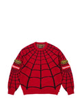 Supreme x Vanson Leathers x Marvel Spider-Man-print sweater