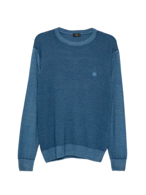 ETRO logo-embroidered crew-neck sweater