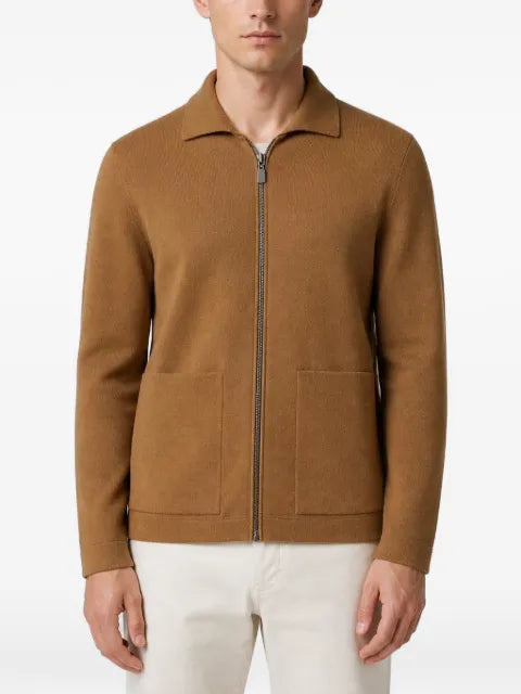 RETORI reversible zip-up cardigan