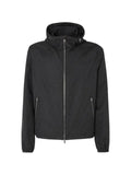 FENDI black FF Zucca jacquard nylon blouson