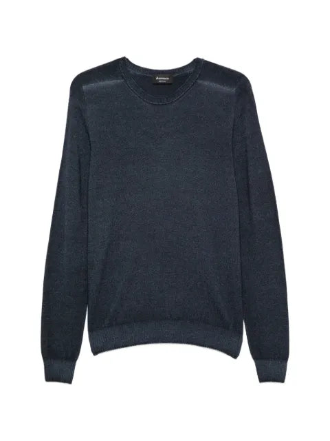 AROVESCIO crew-neck knit