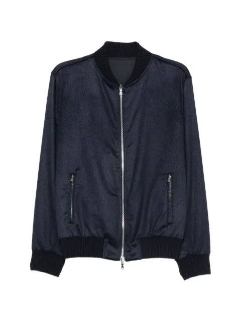 Barba zip-up bomber jacket