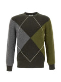 Kangra argyle-pattern knit