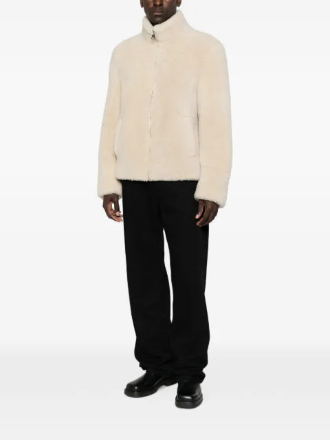 ERALDO high-neck shearling jacket