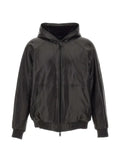 Moose Knuckles Neo leather hooded jacket