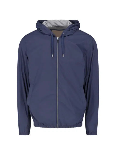 Herno drawstring hooded jacket