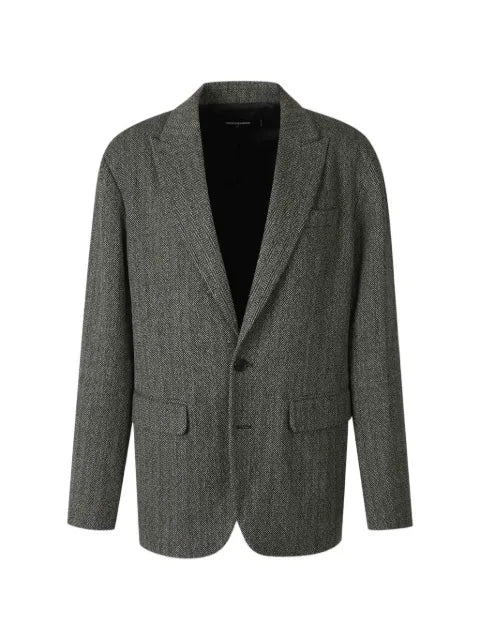 DSQUARED2 herringbone-pattern blazer