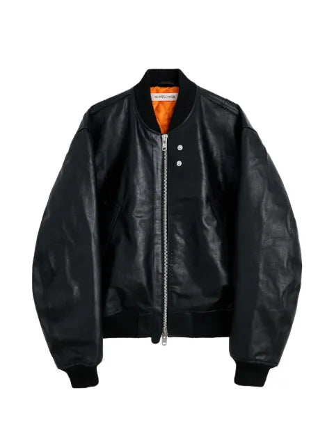 Sunflower leather flight jacket