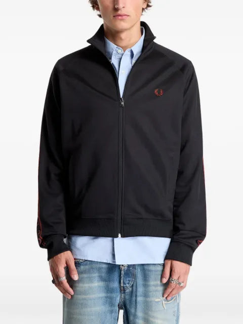 Fred Perry contrast-tape bomber jacket