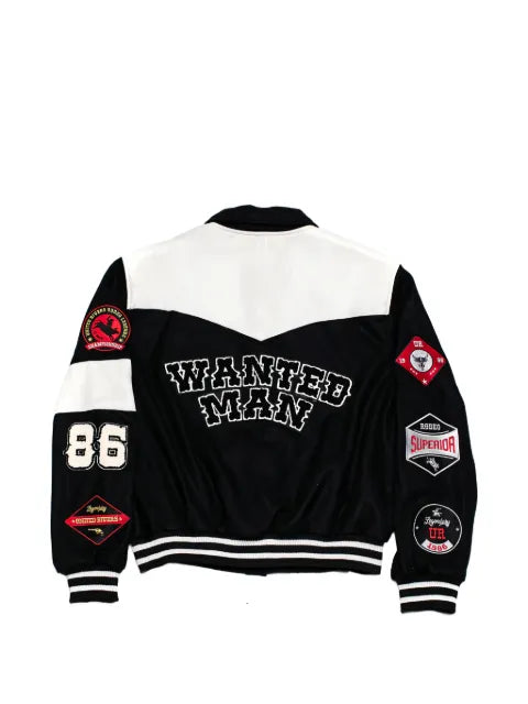 United Rivers White River varsity bomber jacket