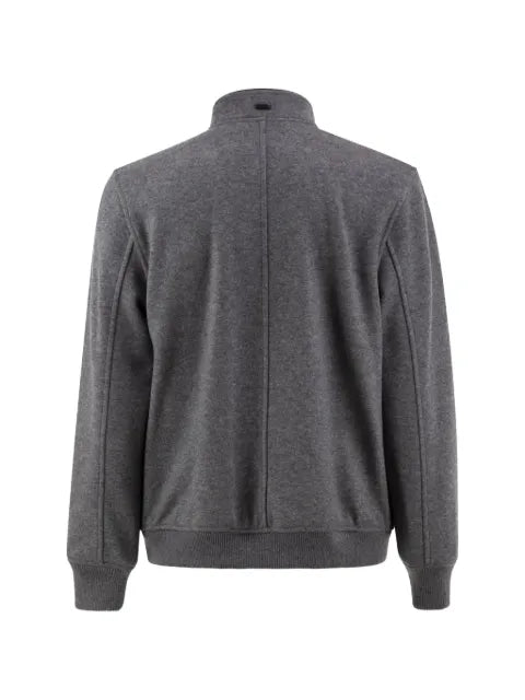 Fedeli Adrian stand-collar bomber jacket