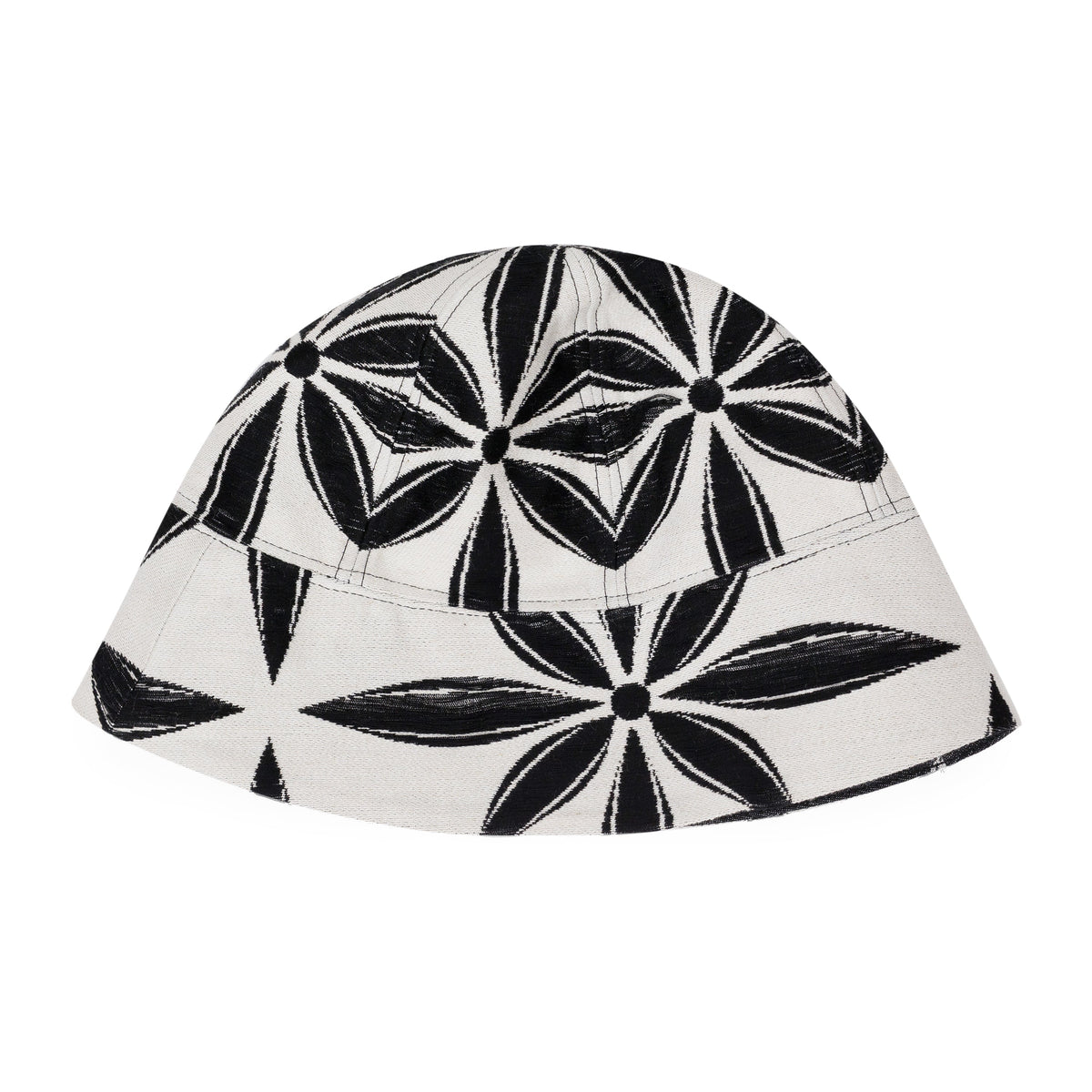 Ivory Jacquard Bucket Hat