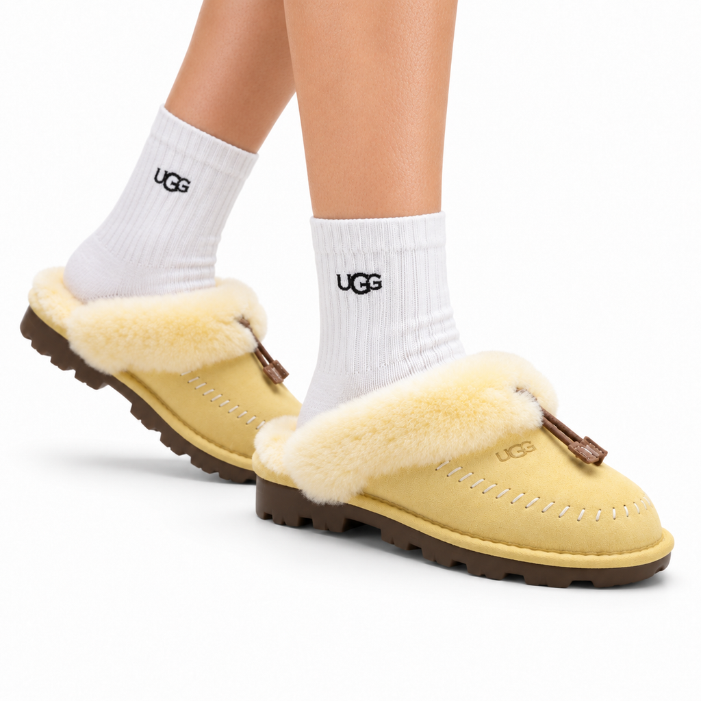 UGG Slipper Evolution Shearling Closed-Toe Slippers