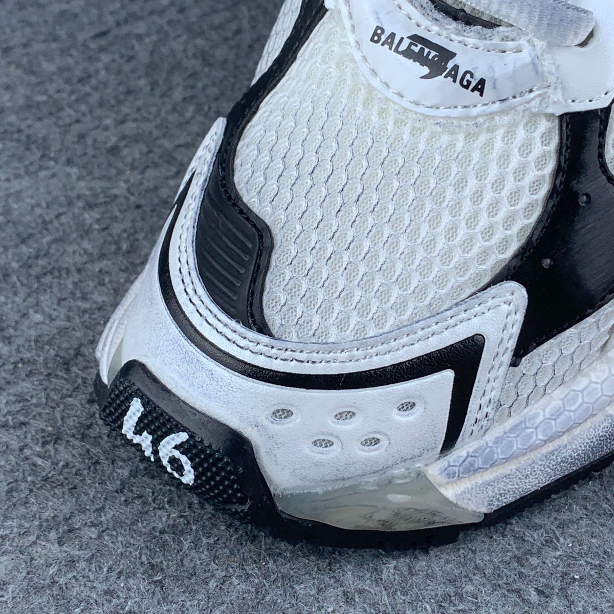 Balenciaga Runner Sneaker 'Worn-Out - Grey White Black'