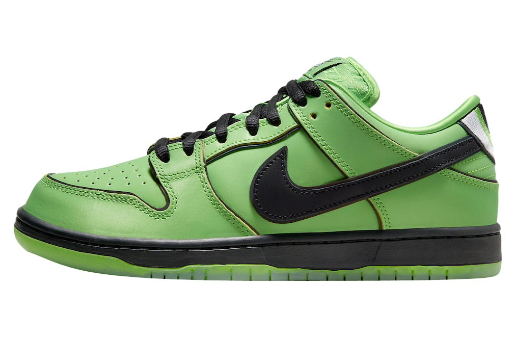The Powerpuff Girls x Nike SB Dunk Low Buttercup FZ8319-300
