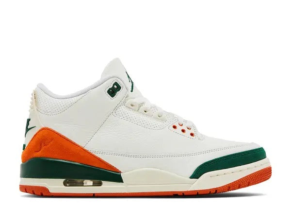 Solefly x Air Jordan 3 Sail / Gorge Green IF4491-100