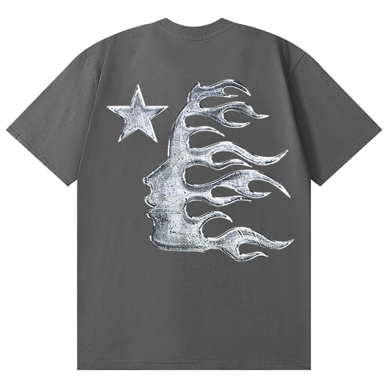 Hellstar Studios print casual T-Shirts