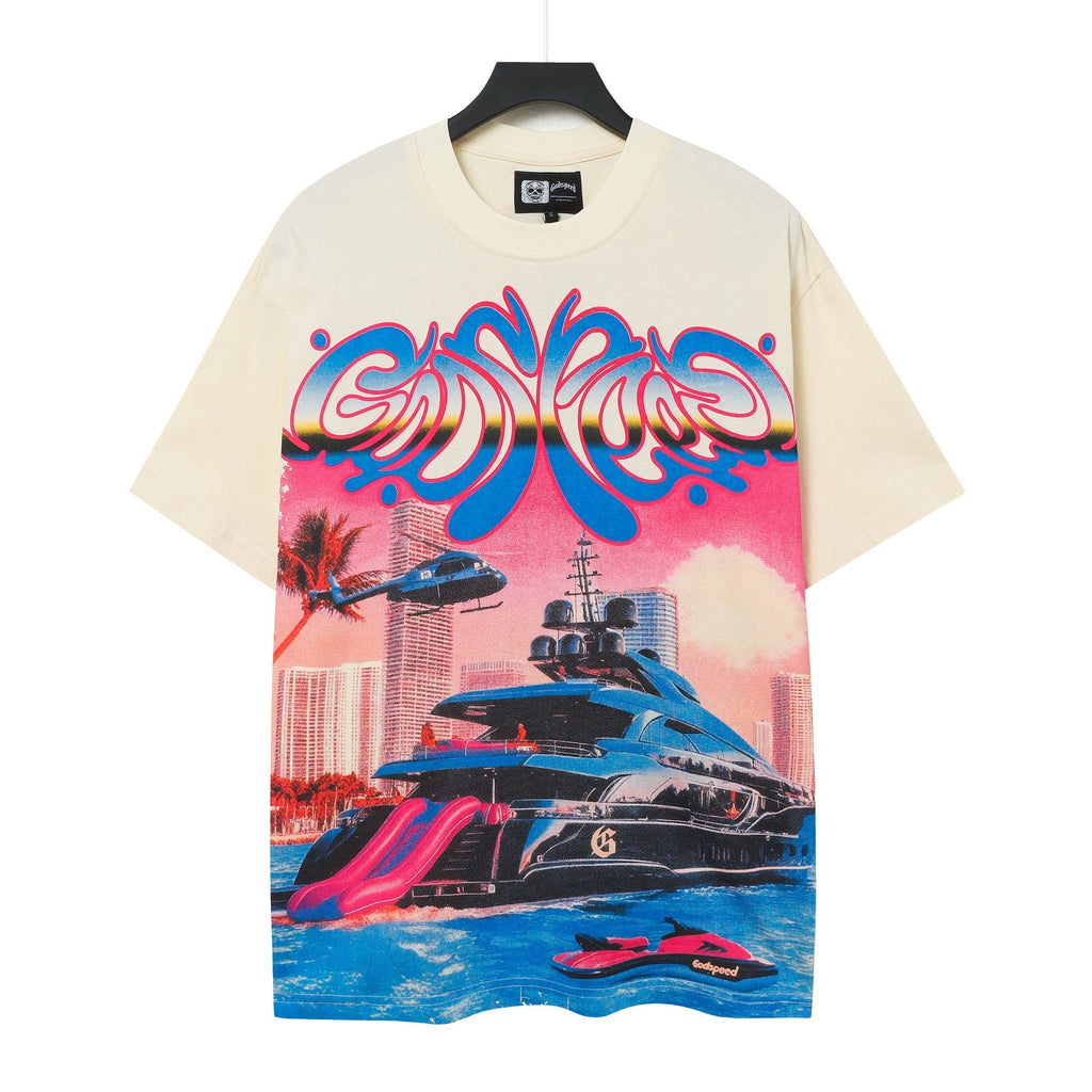 Godspeed Yacht Graphic Short-Sleeve T-Shirt