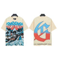 Godspeed Beach Skeleton Graphic T-Shirt