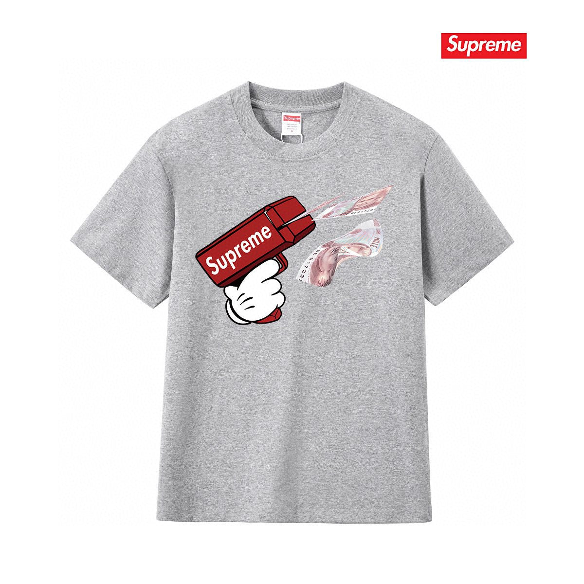 Supreme Kid Grigio Graphic Short-Sleeve T-Shirt