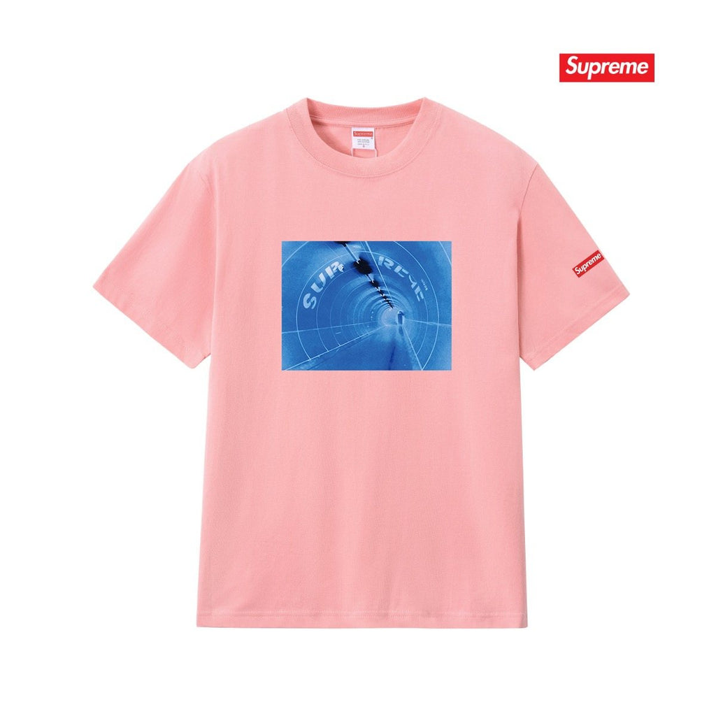 Supreme Blue Chest Graphic Short-Sleeve T-Shirt