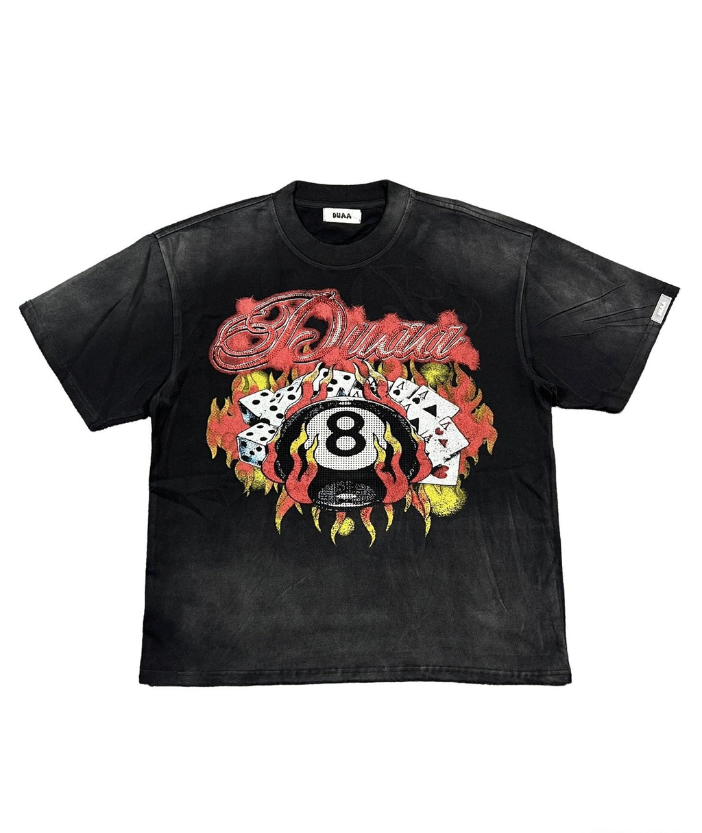 DUAA Casino 8-Ball Graphic T-Shirt