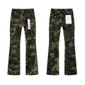 Purple Brand Green Camo Cargo Pants
