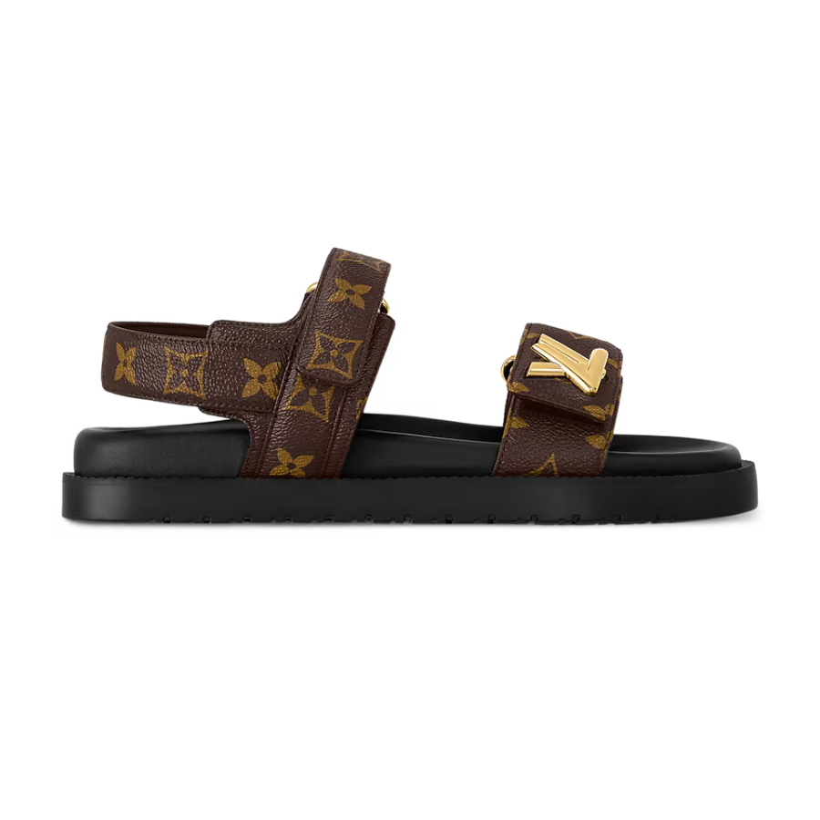 LV Sunset Flat Comfort Sandals ‘Cocoa Brown’