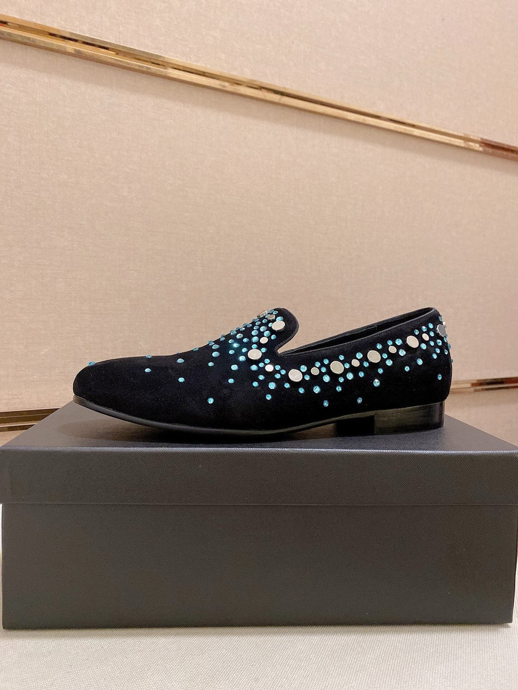 Giuseppe Zanotti Men's Rhinestone Slip-On Loafers