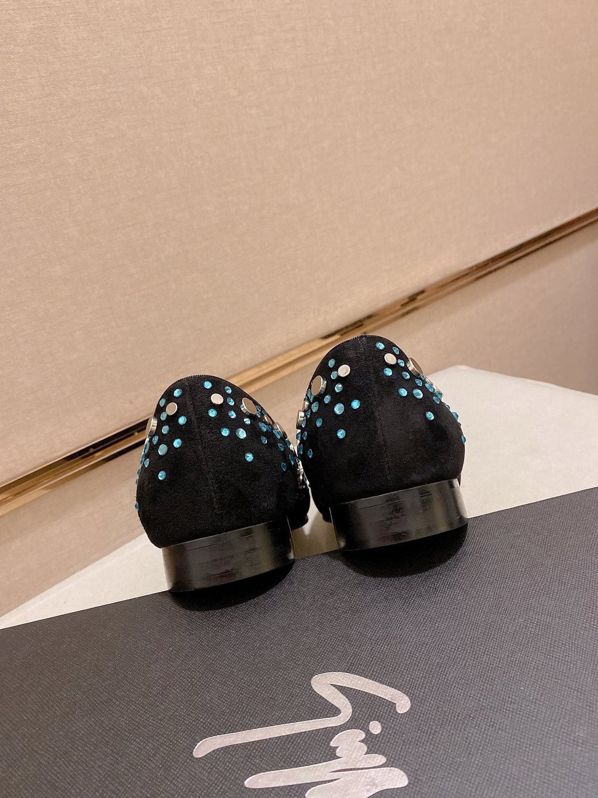 Giuseppe Zanotti Men's Rhinestone Slip-On Loafers