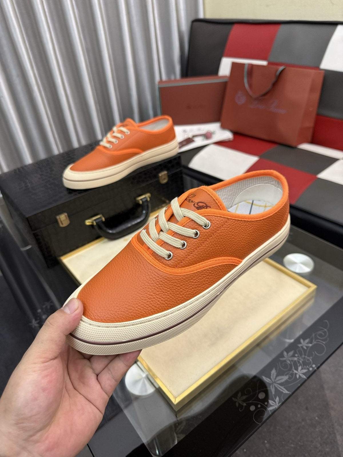 Men's Low-Top Lace-Up Casual Shoes