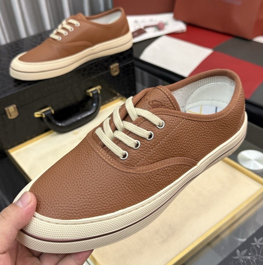Men's Low-Top Lace-Up Casual Shoes